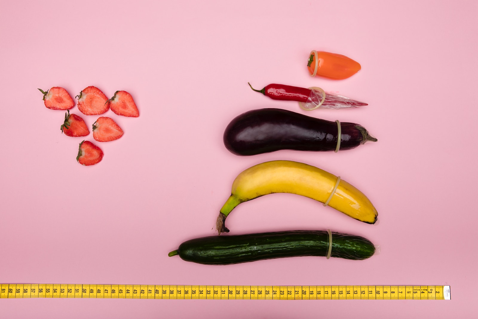 green chili pepper and orange fruits